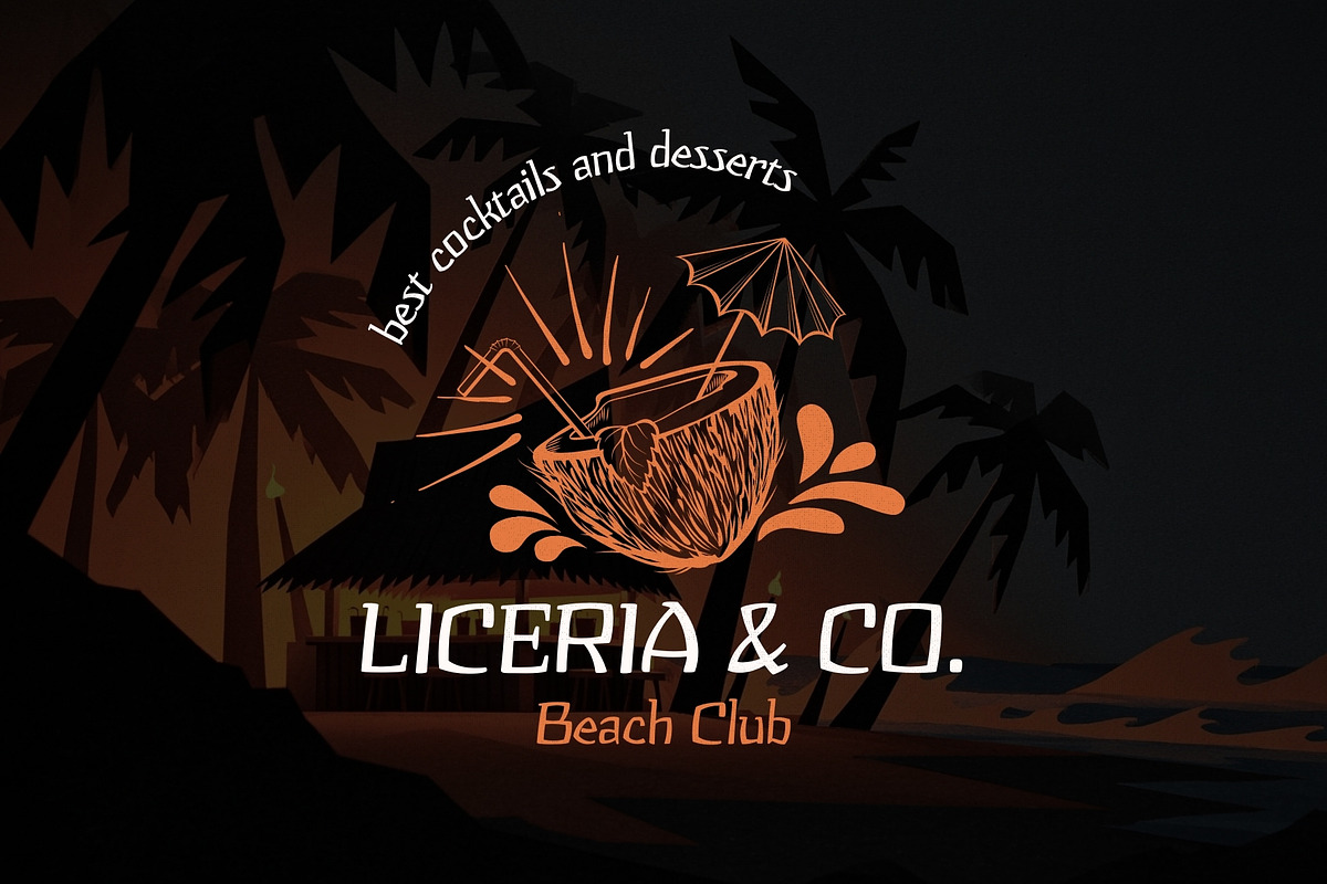 Tiki-Tide - Organic Tropical Font, a Sans Serif Font by HipFonts (Photo 6 of 9)