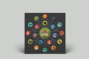 Shopping Flat Icons, an Icon by Creative Ink (Thumbnail 3 of 3)