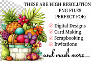Summer Fruit Basket Clipart, an Illustration by Daily.Designs (Thumbnail 2 of 8)