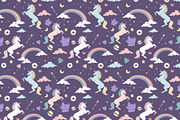 Unicorn Clip Art & backgrounds, an Animal Illustration by GraphicMarket (Thumbnail 6 of 6)
