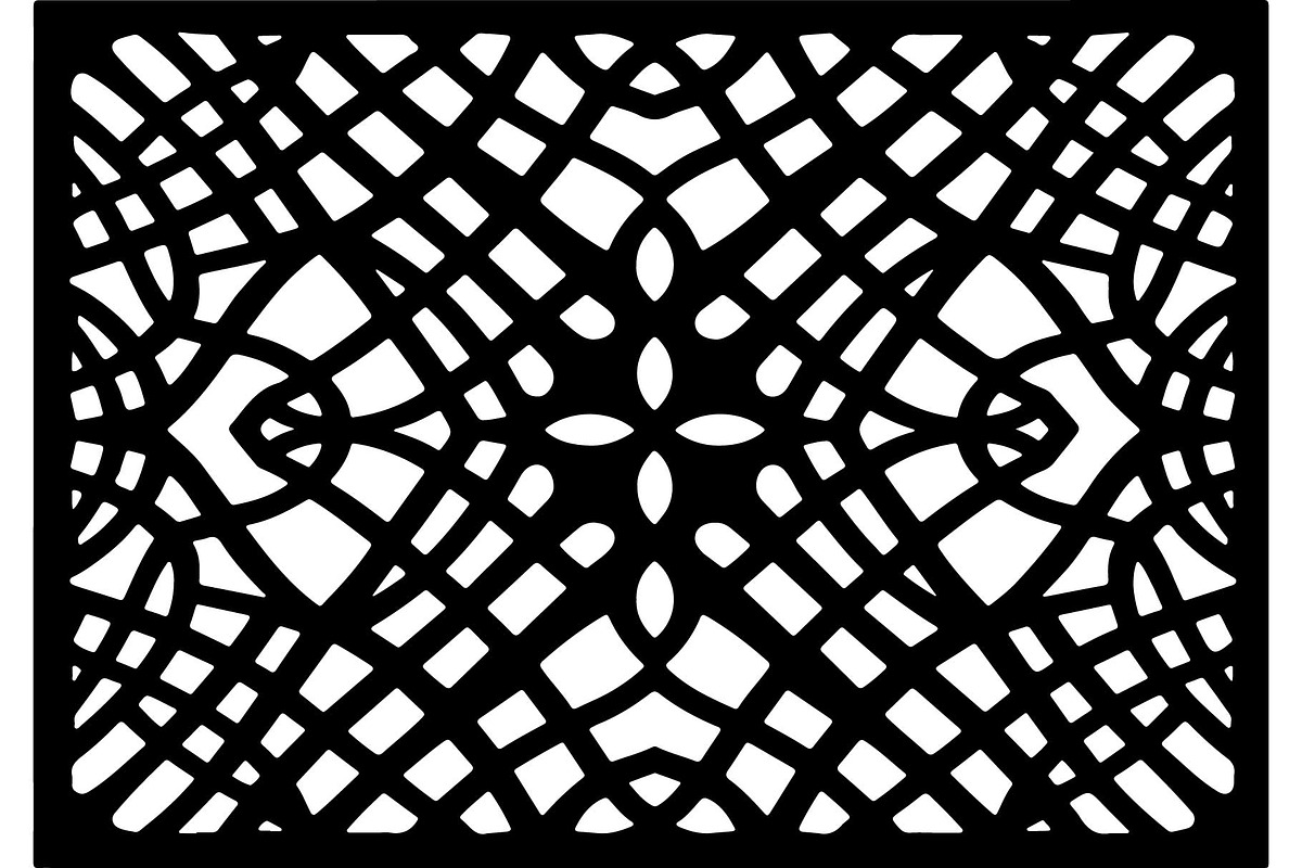 Geometric Laser Cut Panel Set, an Object Graphic by jahid234 (Photo 5 of 13)