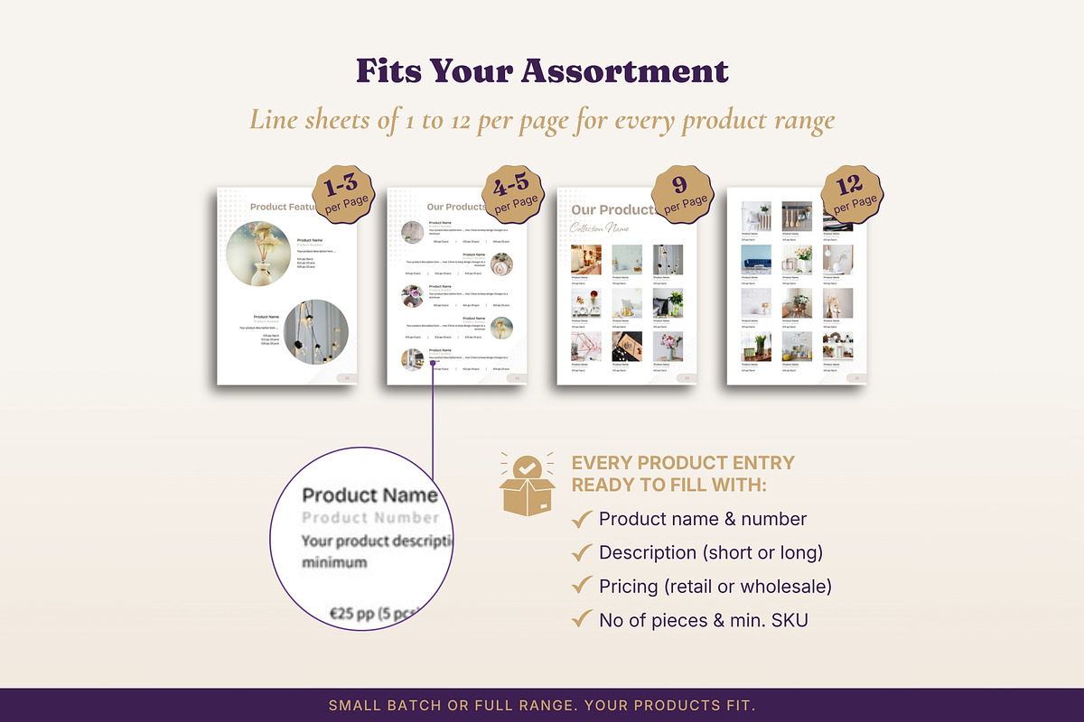 Product Catalog Line Sheet 2 Packs, a Magazine Template by B2 Studio (Photo 4 of 18)