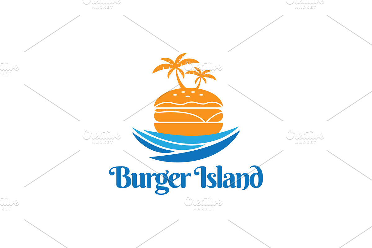 Burger Island Logo, a Branding & Logo Template by ashenterprise (Photo 1 of 2)