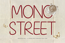 Mono Street - Monoline Handwritten