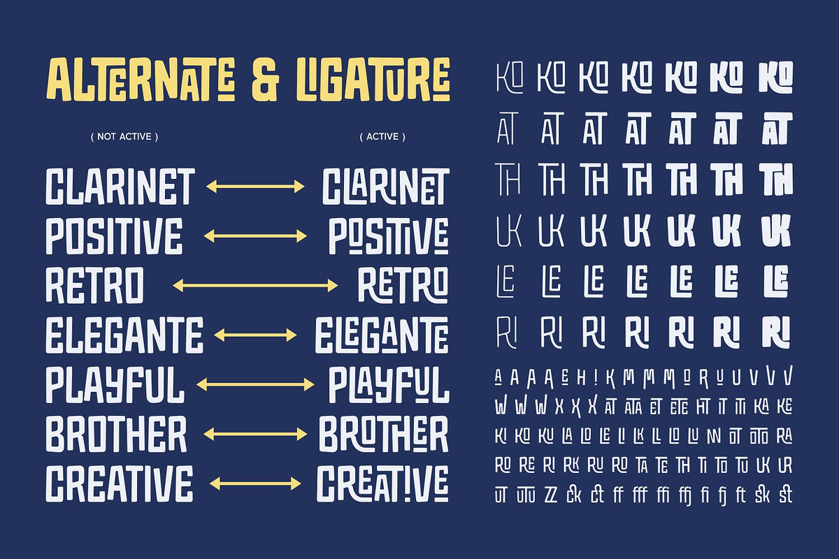 Happy Season Font Family, a Sans Serif Font by Asenbayu (Photo 10 of 14)