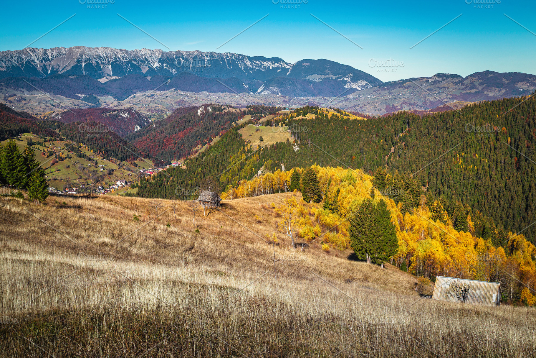 Stunning autumn scenery in Romania, a Nature Photo by Alpine Dreams