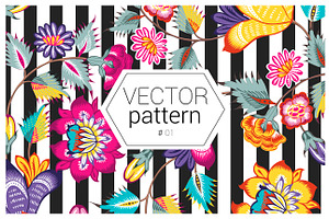 VECTOR CHINTZ SEAMLESS PATTERN