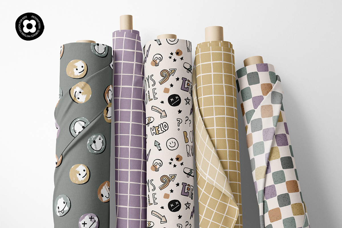 Acid pattern collection, a Pattern Graphic by Muriel Petitpattern (Photo 4 of 7)