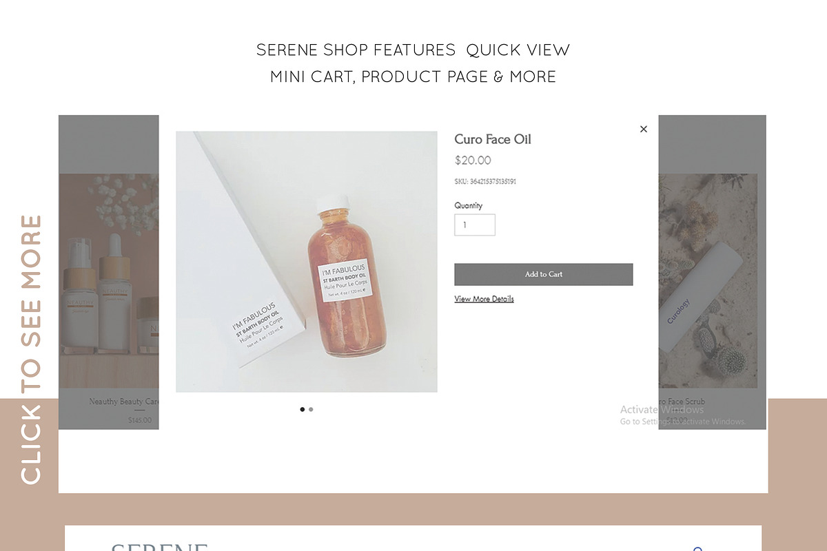 Ecom Wix Studio Template | SERENE, a Wix Template by Design Unique (Photo 6 of 8)