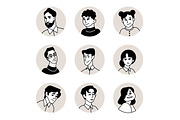 People avatar icons, an Icon by PureSolution (Thumbnail 3 of 13)