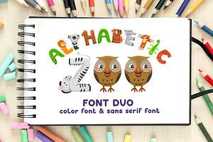 Alphabetic Zoo - font duo
