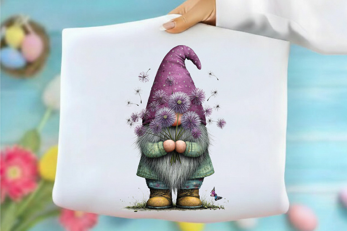 Watercolor Spring Gnome Clipart, an Illustration by designcity5 (Photo 5 of 5)