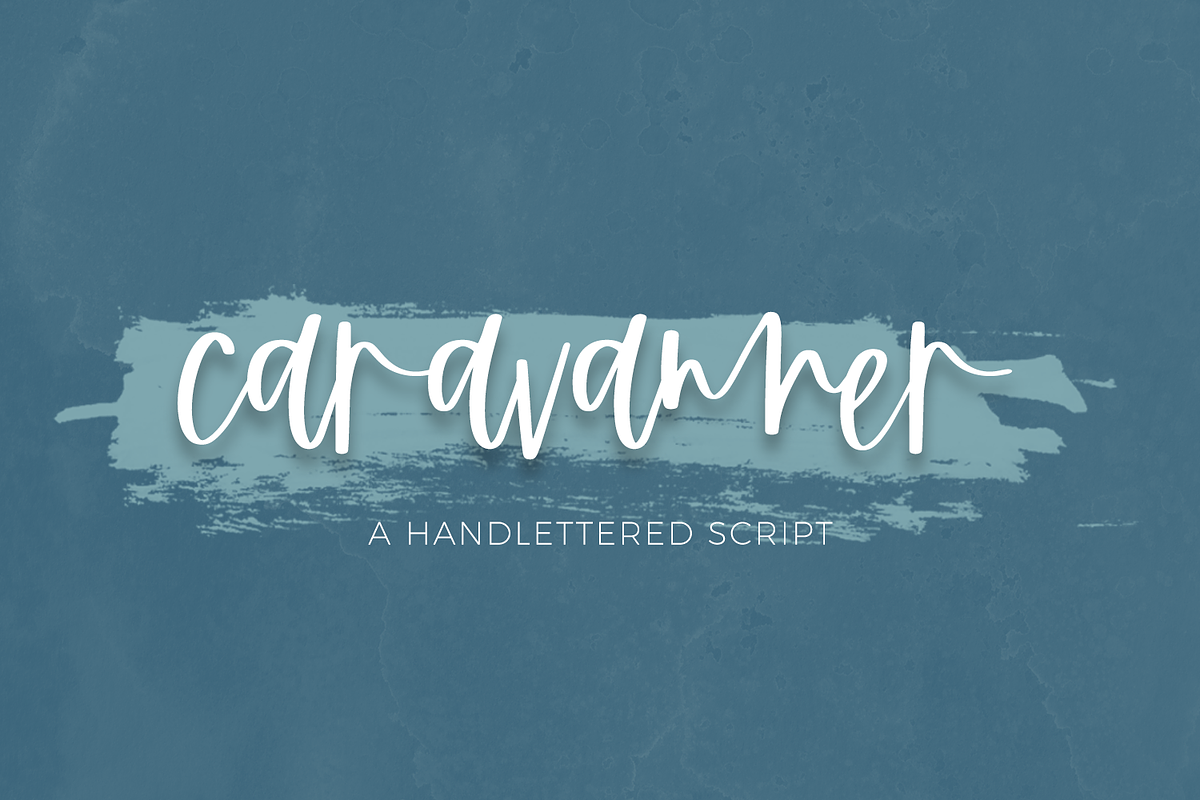 Caravanner Script Font, a Handwritten Font by Beck McCormick (Photo 1 of 11)