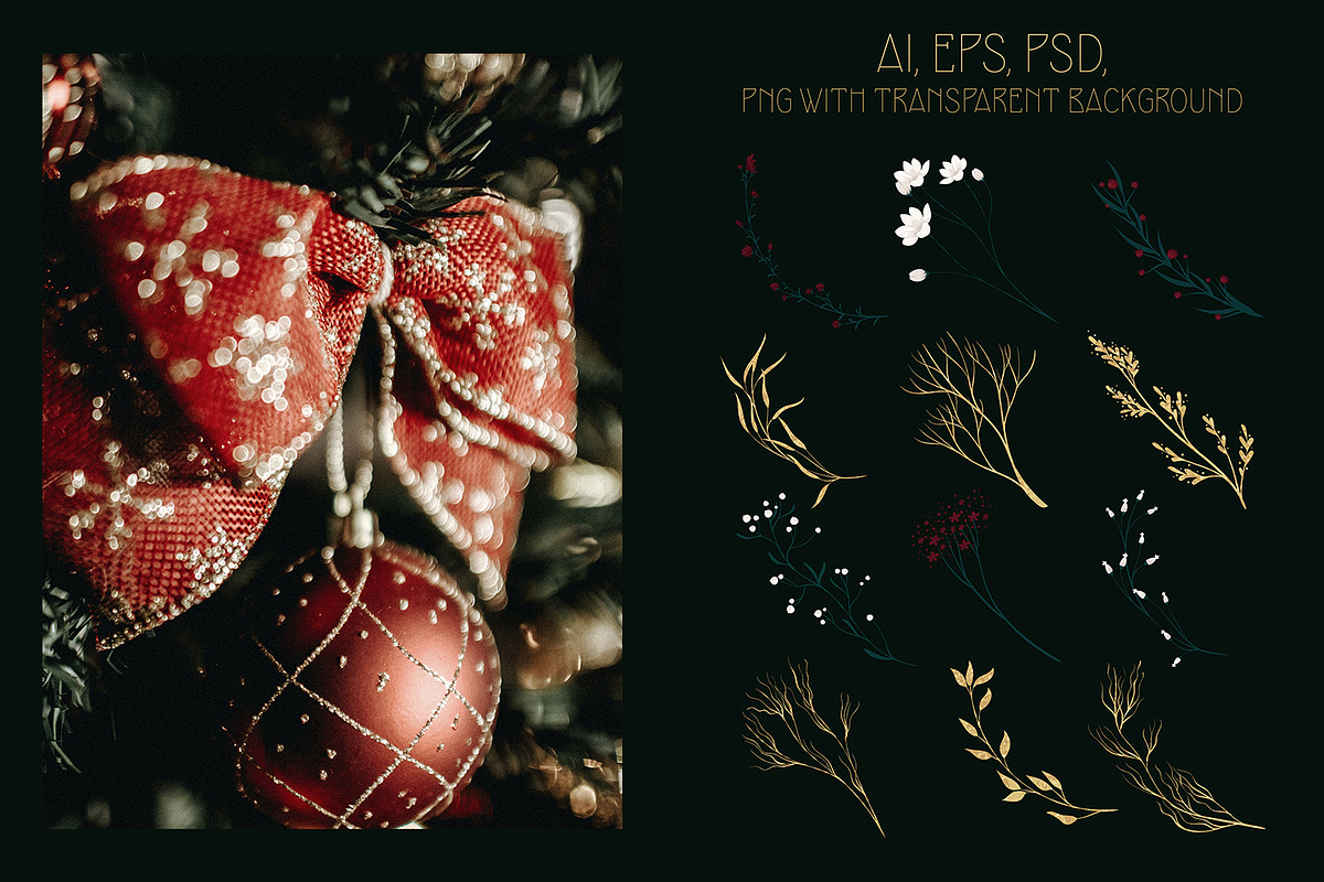 Elegant Vector Christmas, an Object Graphic by HmarkaShop (Photo 3 of 7)