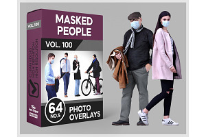 64 Masked People Photo Overlays, a Person Photo by KenScape