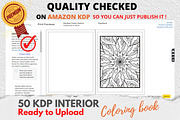 KDP Interiors, Flower Coloring Book, an Illustration by Jaboor Magics (Thumbnail 2 of 8)