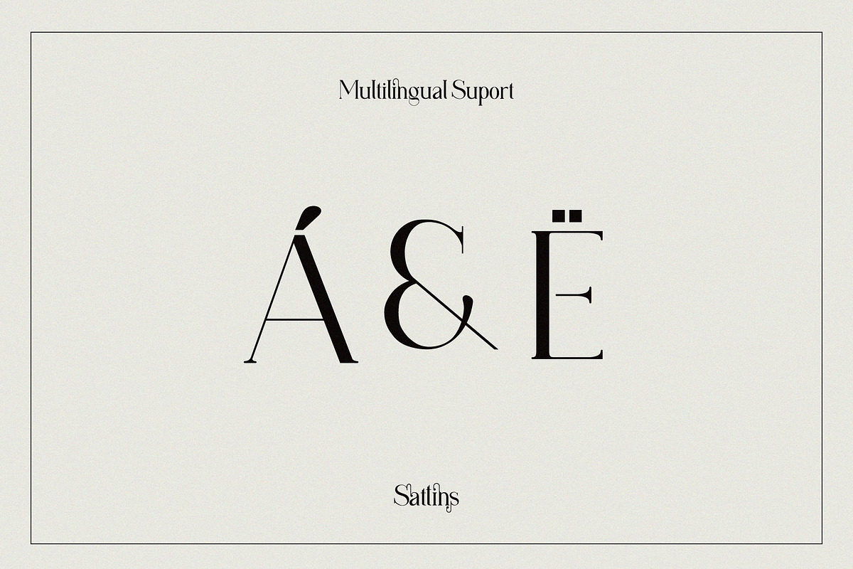 Sattins Ligature Serif Typeface, a Serif Font by Humaira_std (Photo 10 of 13)