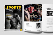 Sports Magazine, a Magazine Template by rubirubiko (Thumbnail 1 of 9)