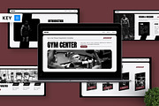 Gym Center - Keynote Templates, a Presentation Template by Deepslide Studio (Thumbnail 1 of 6)