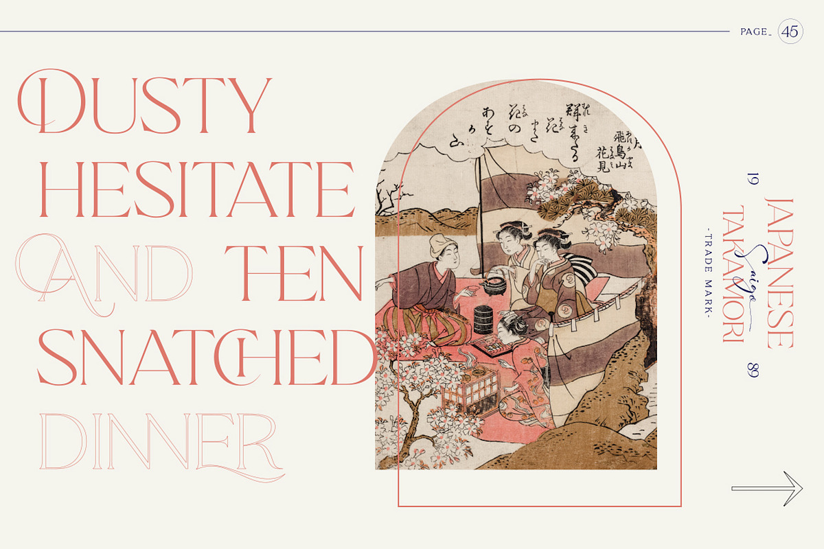 Qene-G - Duo Serif & Signature, a Serif Font by Balibilly Design (Photo 5 of 15)