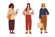 Modern diverse business women set, a Person Illustration by Good Studio (Thumbnail 3 of 6)