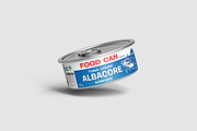 Metal Tuna Can Packaging Mockup, a Packaging Mockup by graphicsauce (Thumbnail 3 of 3)