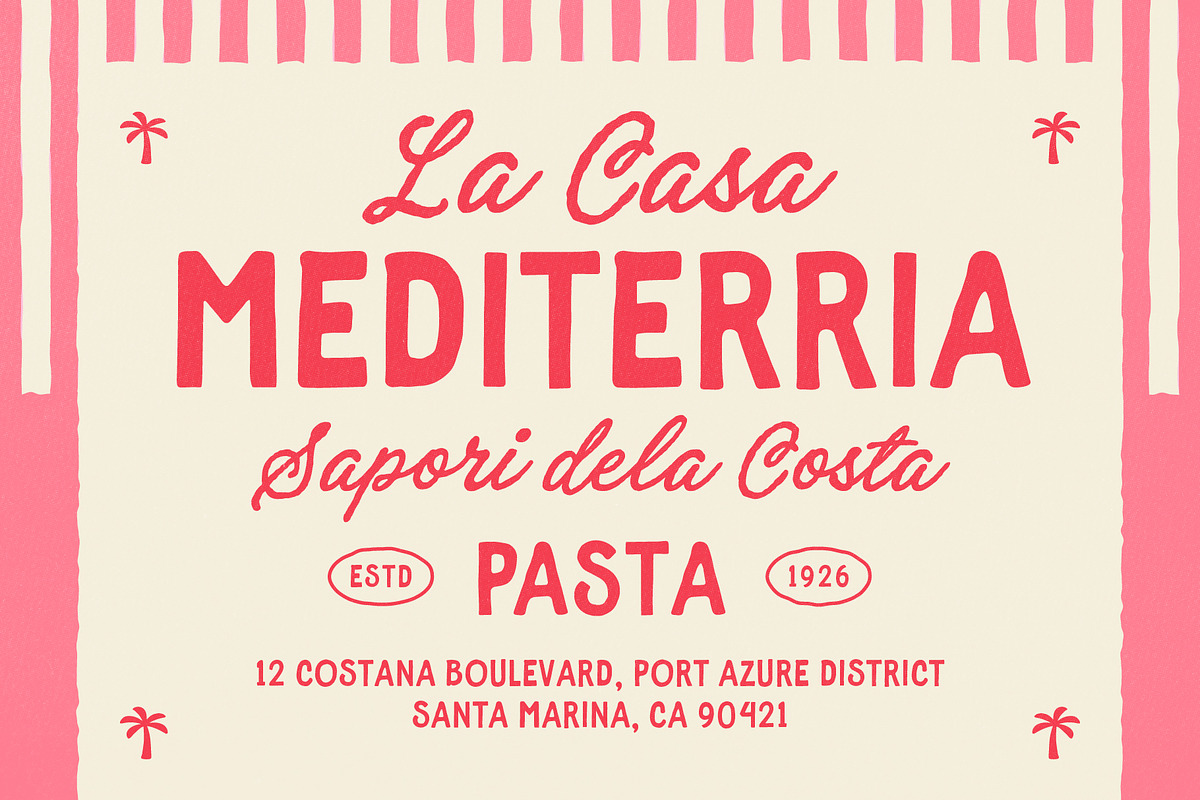 Studios Meditera - Handmade Font Duo, a Handwritten Font by The Native Saint Club (Photo 15 of 15)