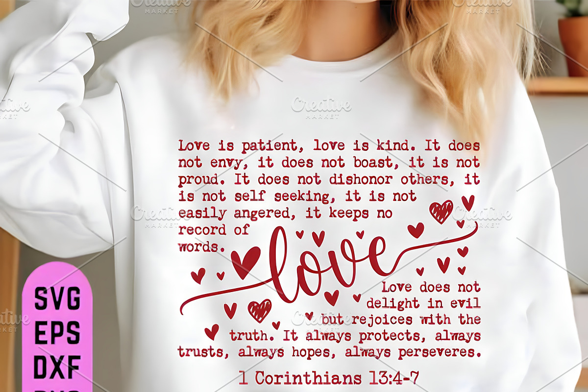 Love is Patient PNG,Valentine Heart, a Seasonal Illustration by Design Station (Photo 1 of 3)