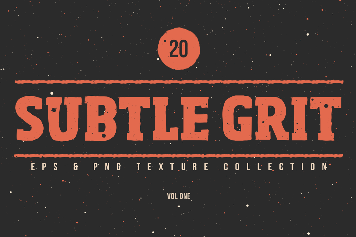 Subtle Grit Volume 01, a Texture Graphic by Ultrashock (Photo 1 of 8)
