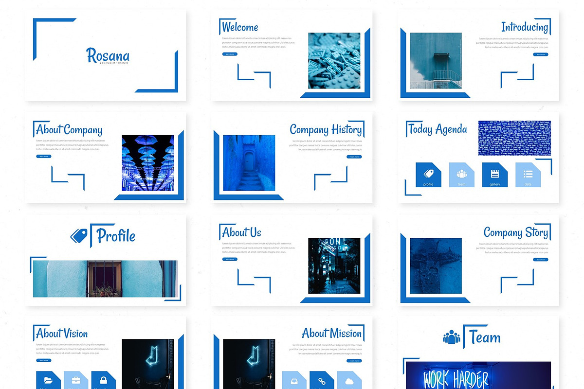 Rosana - Powerpoint Template, a Presentation Template by inspirasign