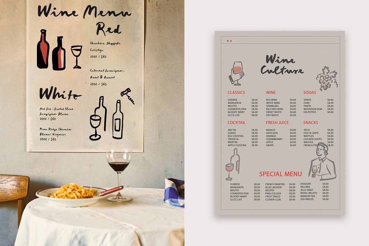 Wine Culture Clipart, a Person Illustration by Teresa Art Store (Photo 11 of 12)