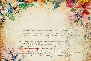 Elegant Handwritten Script Paper