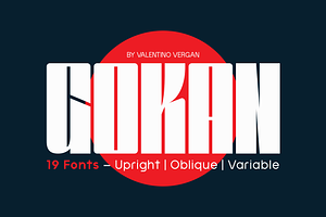Gokan - Bold Variable Sans Serif