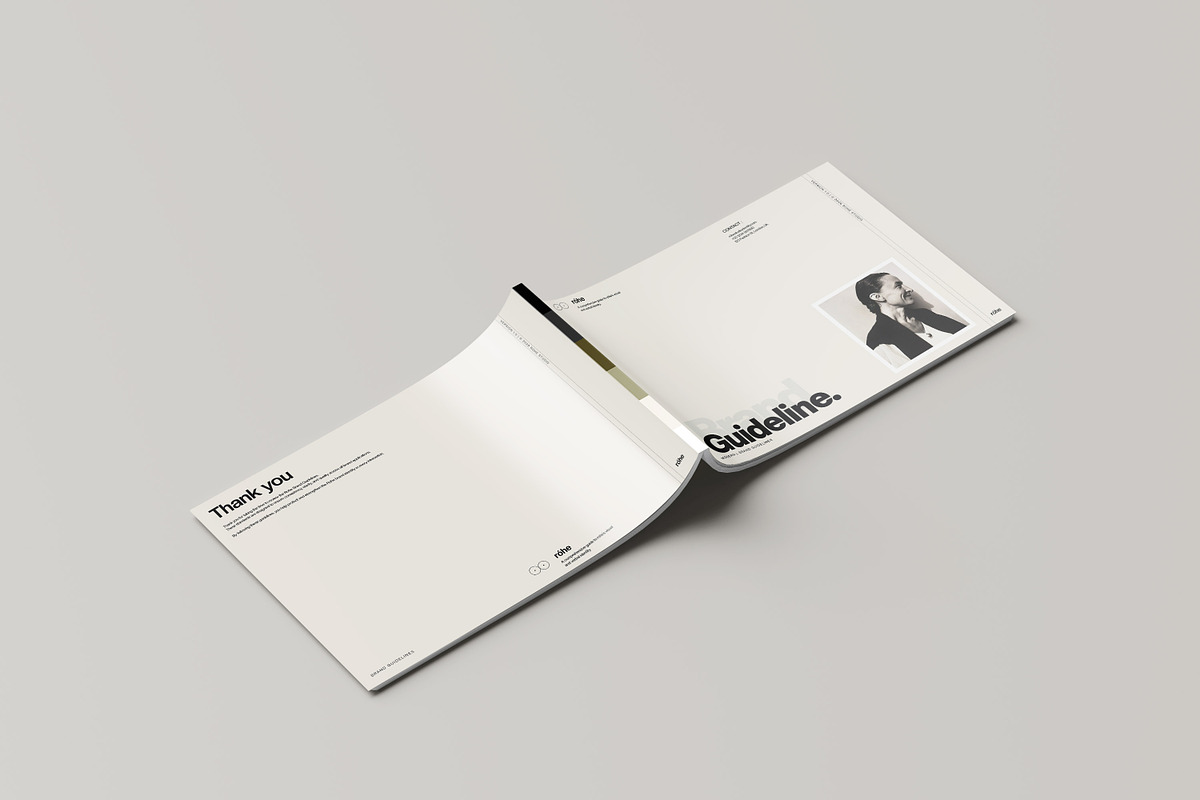 Róhe | Brand Guideline Template, a Branding & Logo Template by Graphpexel (Photo 10 of 10)