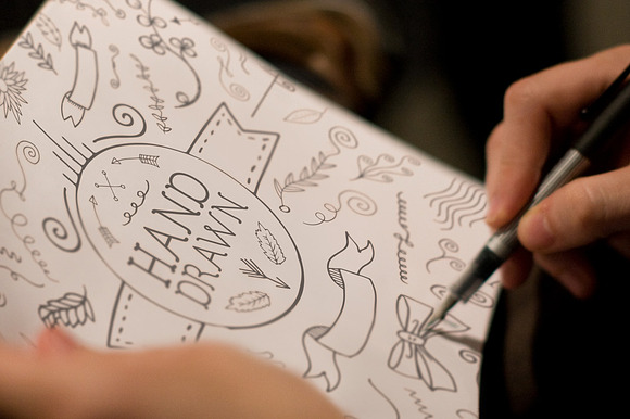 Hand Drawn Ornaments