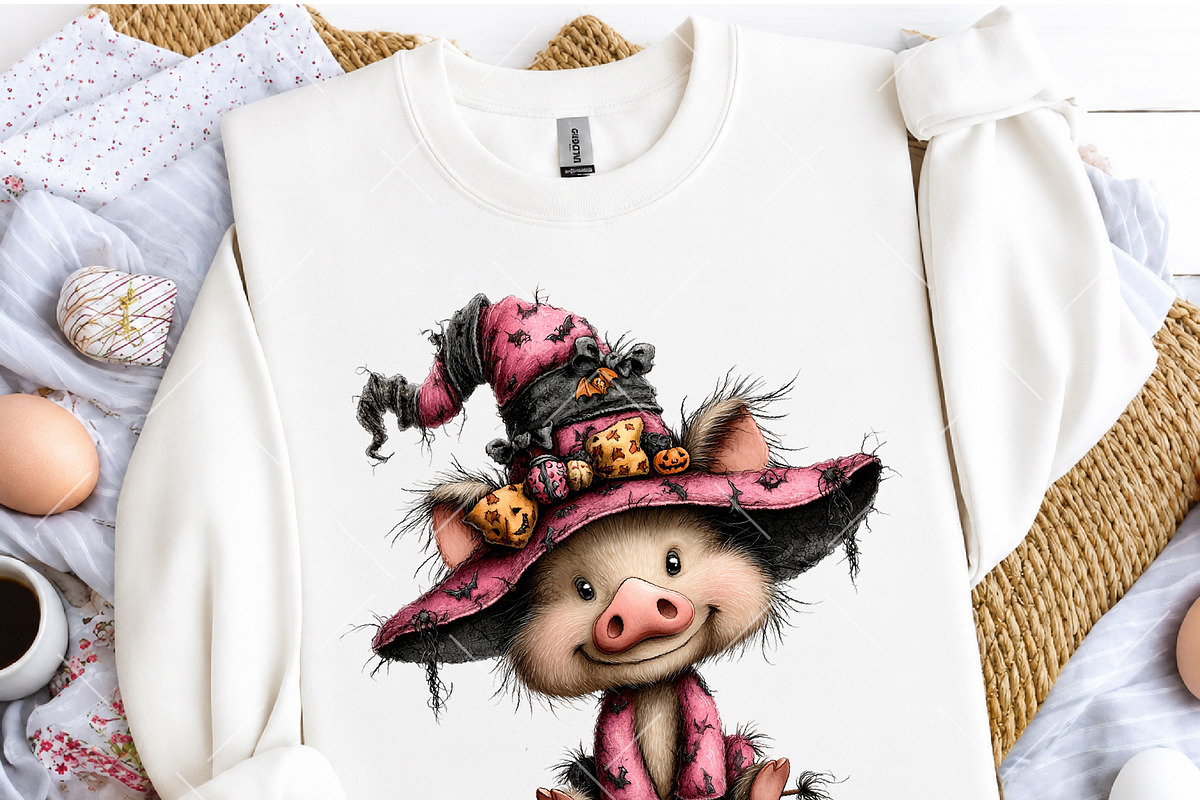 Halloween Farm Animals Clipart, a Seasonal Illustration by OK Design (Photo 5 of 6)