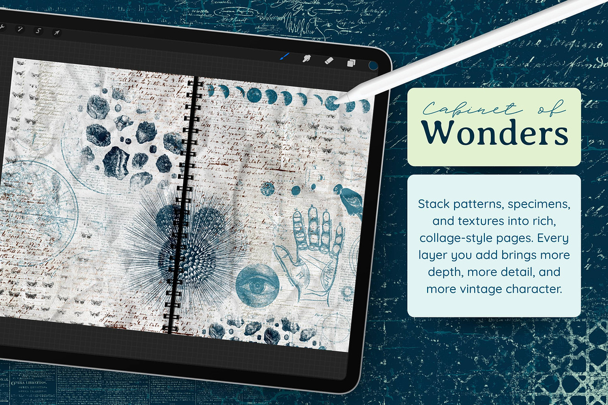 Pattern Decay brushes for Procreate, a Brush Add-On by AJ Brushes (Photo 3 of 8)