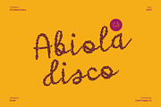 CS Abiola Disco, a Script Font by Craft Supply Co. (Thumbnail 1 of 8)