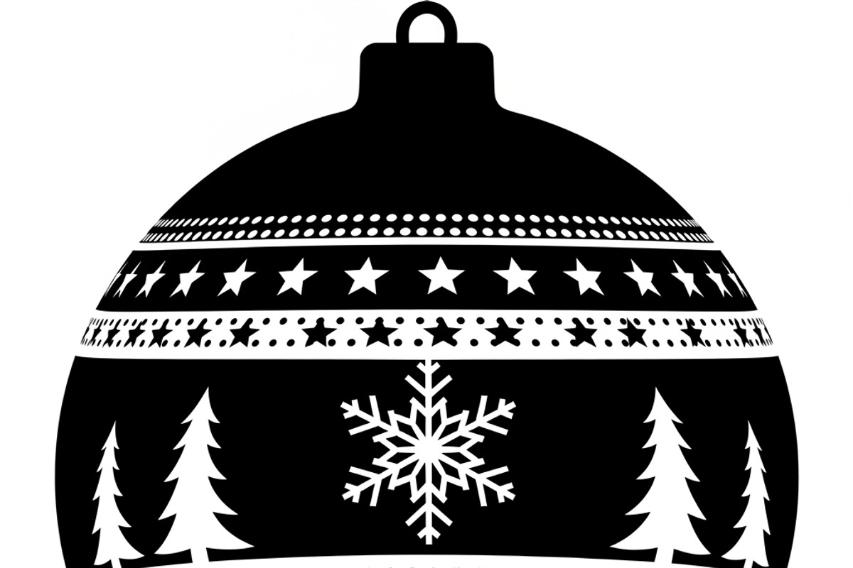Christmas Ornament Set, an Illustration by BIPLOB EXPERT (Photo 7 of 21)