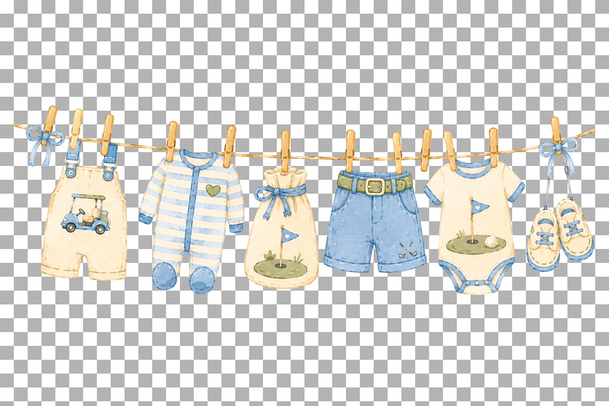 Golf Baby Shower Clipart PNG Animals, a Sport Illustration by SugarCloudStudioArt (Photo 9 of 9)
