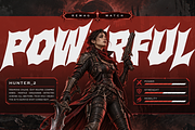 Bazhero - Action Horror Game Font, a Blackletter Font by Typia Nesia (Thumbnail 3 of 9)