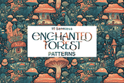 10 Enchanted Forest Patterns, a Pattern Graphic by Motifs (Thumbnail 5 of 11)