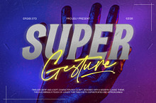 Super Gesture - A Timeless Font Duo