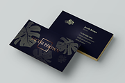 Men's business card with Monstera, a Business Card Template by ARg Design (Thumbnail 4 of 7)