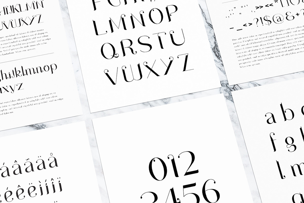 Drops Typeface preview 4