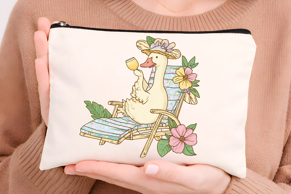 Summer Goose Clipart Bundle, an Illustration by Digital Artistic99 (Photo 7 of 11)