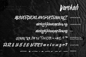 Varokah - Brush Script Fonts