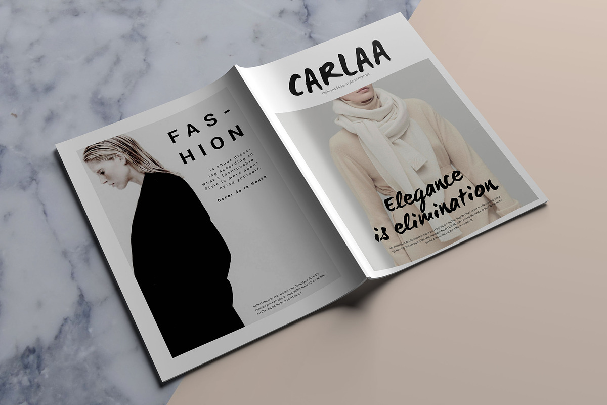 Carlaa Magazine, a Magazine Template by Kingtown (Photo 10 of 10)