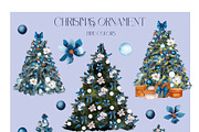 Watercolor Christmas ornaments, an Object Graphic by ma_i_vi (Thumbnail 7 of 20)