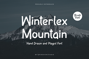 Winterlex Mountain - Hand Drawn Font